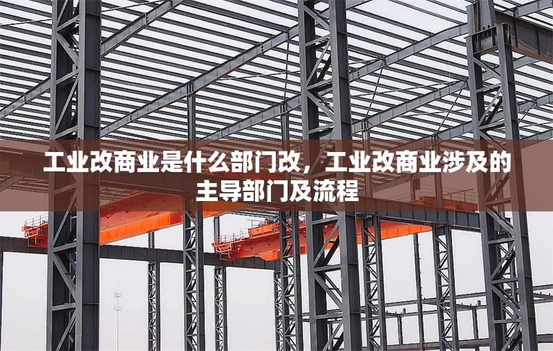 工業(yè)改商業(yè)是什么部門改，工業(yè)改商業(yè)涉及的主導(dǎo)部門及流程 行業(yè)新聞 第1張