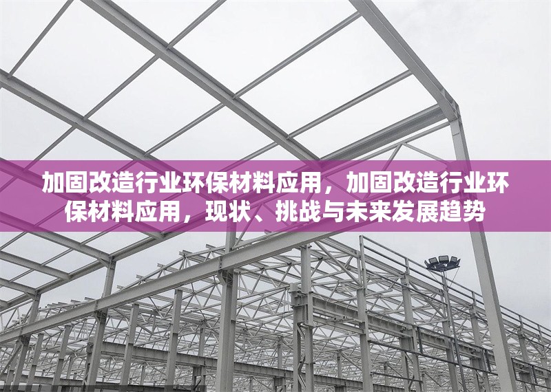 加固改造行業(yè)環(huán)保材料應(yīng)用，加固改造行業(yè)環(huán)保材料應(yīng)用，現(xiàn)狀、挑戰(zhàn)與未來發(fā)展趨勢(shì)