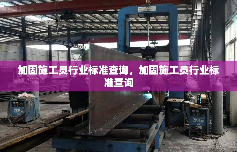 加固施工員行業(yè)標(biāo)準(zhǔn)查詢，加固施工員行業(yè)標(biāo)準(zhǔn)查詢