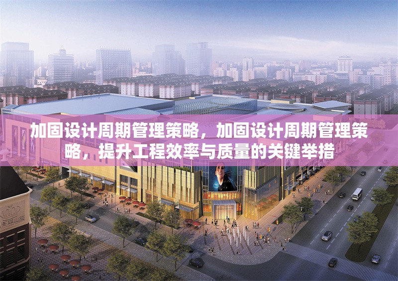 加固設(shè)計(jì)周期管理策略，加固設(shè)計(jì)周期管理策略，提升工程效率與質(zhì)量的關(guān)鍵舉措