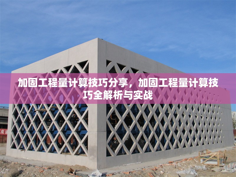 加固工程量計(jì)算技巧分享，加固工程量計(jì)算技巧全解析與實(shí)戰(zhàn) 行業(yè)新聞 第1張