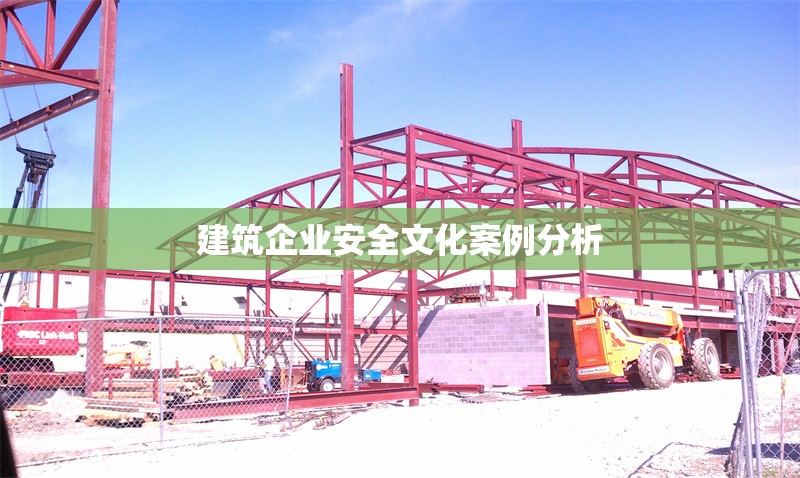 建筑企業(yè)安全文化案例分析