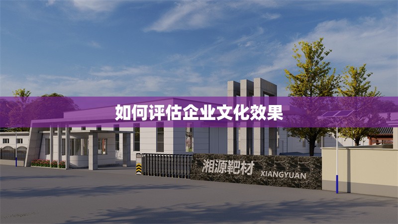 如何評(píng)估企業(yè)文化效果