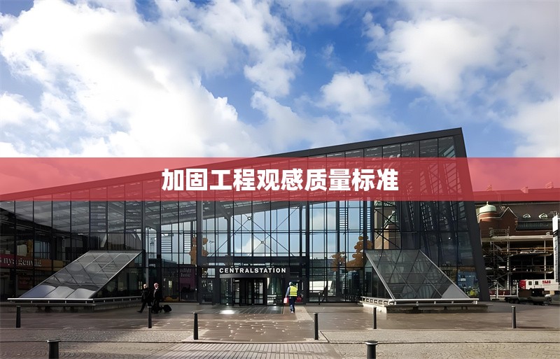 加固工程觀感質(zhì)量標準 行業(yè)新聞 第1張