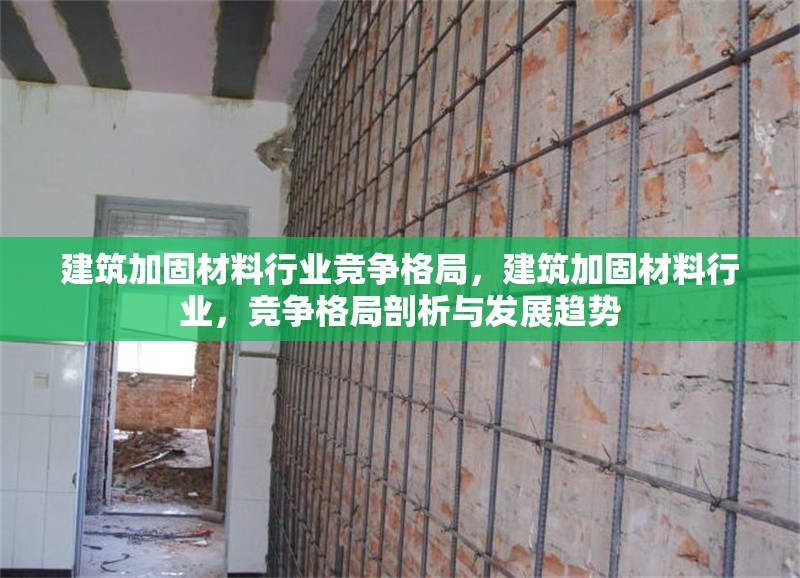 建筑加固材料行業(yè)競(jìng)爭格局，建筑加固材料行業(yè)，競(jìng)爭格局剖析與發(fā)展趨勢(shì) 行業(yè)新聞 第6張