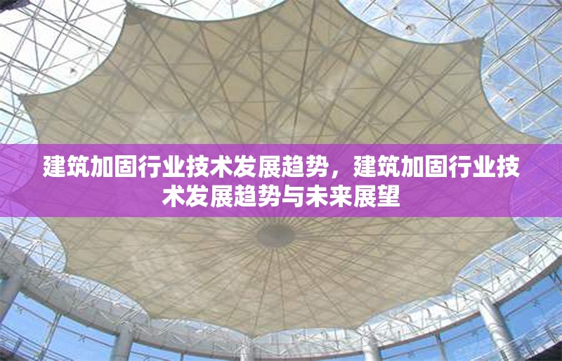 建筑加固行業(yè)技術(shù)發(fā)展趨勢(shì)，建筑加固行業(yè)技術(shù)發(fā)展趨勢(shì)與未來(lái)展望