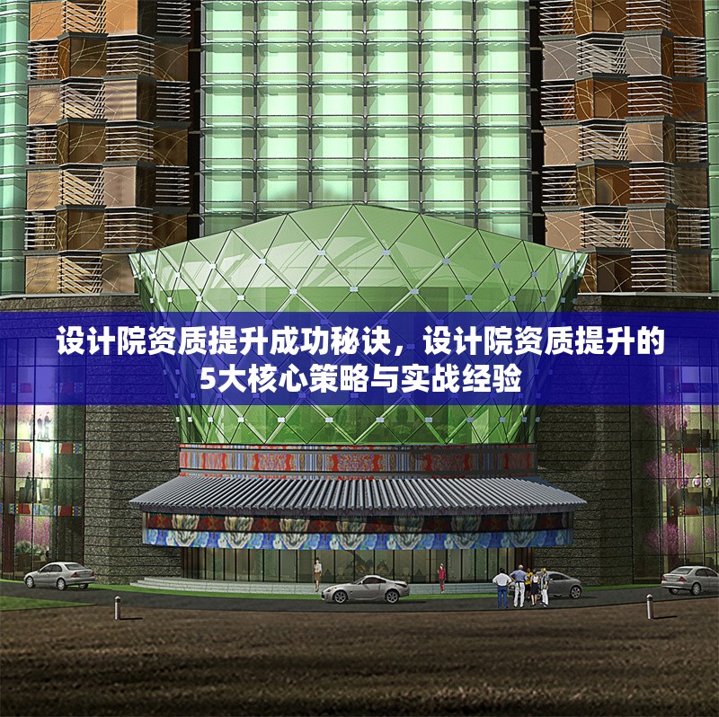 設(shè)計院資質(zhì)提升成功秘訣，設(shè)計院資質(zhì)提升的5大核心策略與實戰(zhàn)經(jīng)驗