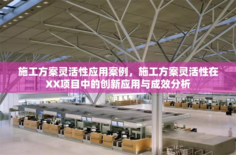 施工方案靈活性應(yīng)用案例，施工方案靈活性在XX項(xiàng)目中的創(chuàng)新應(yīng)用與成效分析 行業(yè)新聞 第1張