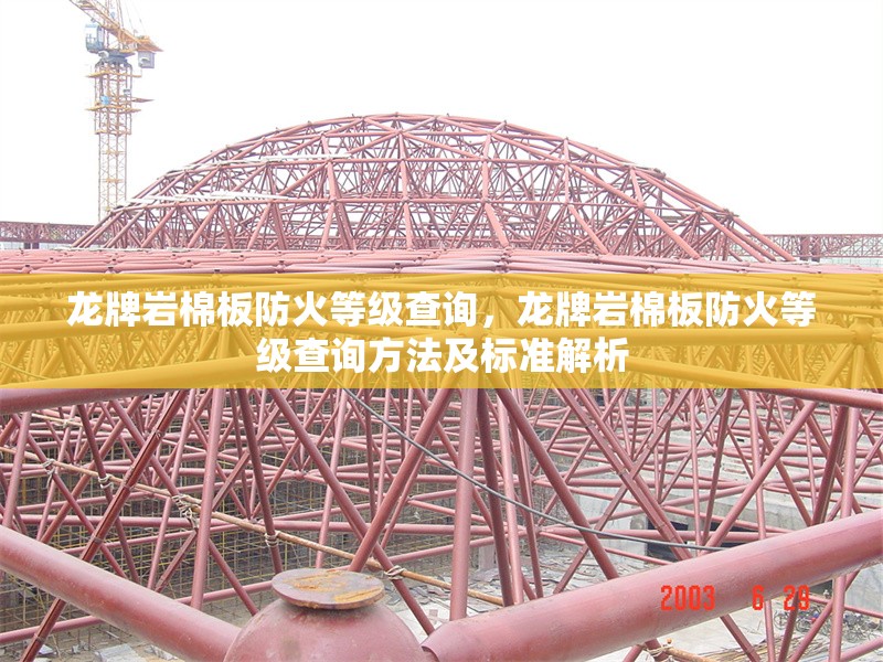 龍牌巖棉板防火等級查詢，龍牌巖棉板防火等級查詢方法及標(biāo)準(zhǔn)解析 行業(yè)新聞 第1張