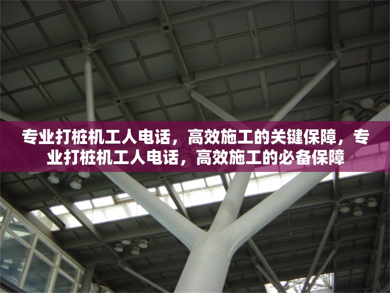 專業(yè)打樁機(jī)工人電話，高效施工的關(guān)鍵保障，專業(yè)打樁機(jī)工人電話，高效施工的必備保障