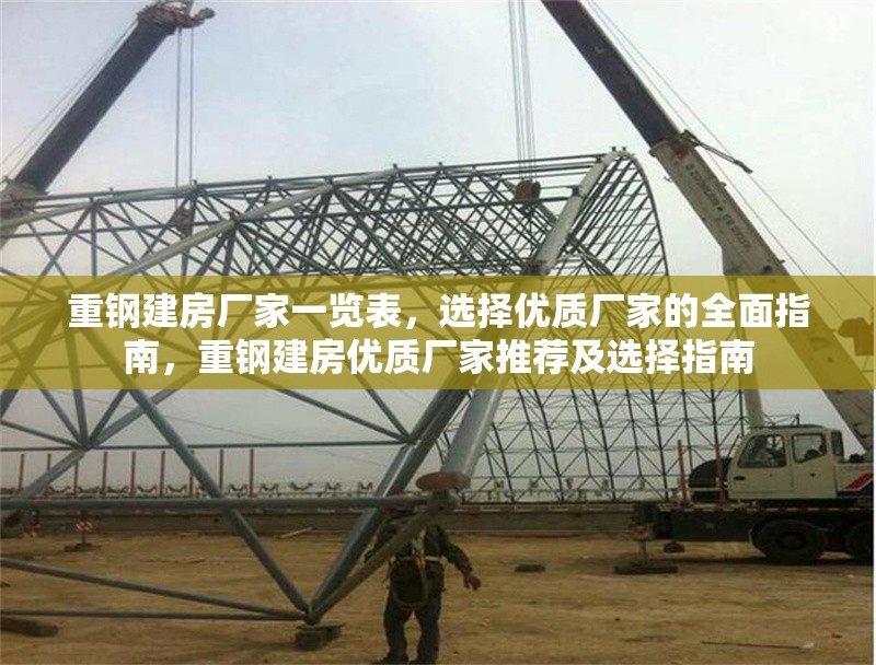 重鋼建房廠家一覽表，選擇優(yōu)質(zhì)廠家的全面指南，重鋼建房優(yōu)質(zhì)廠家推薦及選擇指南