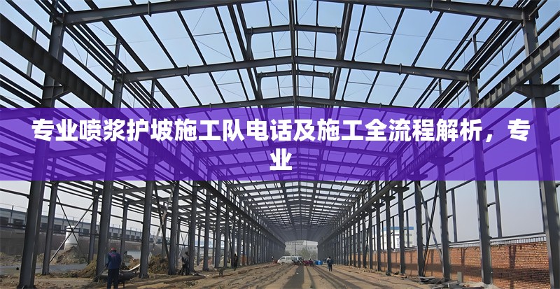 專業(yè)噴漿護(hù)坡施工隊(duì)電話及施工全流程解析，專業(yè) 行業(yè)新聞
