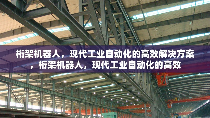 桁架機器人，現(xiàn)代工業(yè)自動化的高效解決方案，桁架機器人，現(xiàn)代工業(yè)自動化的高效 行業(yè)新聞