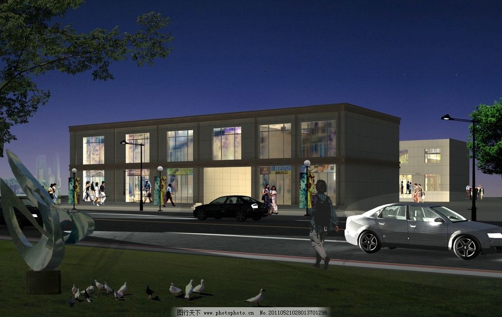二層商業(yè)建筑效果圖大全，二層商業(yè)建筑效果圖 行業(yè)新聞 第5張